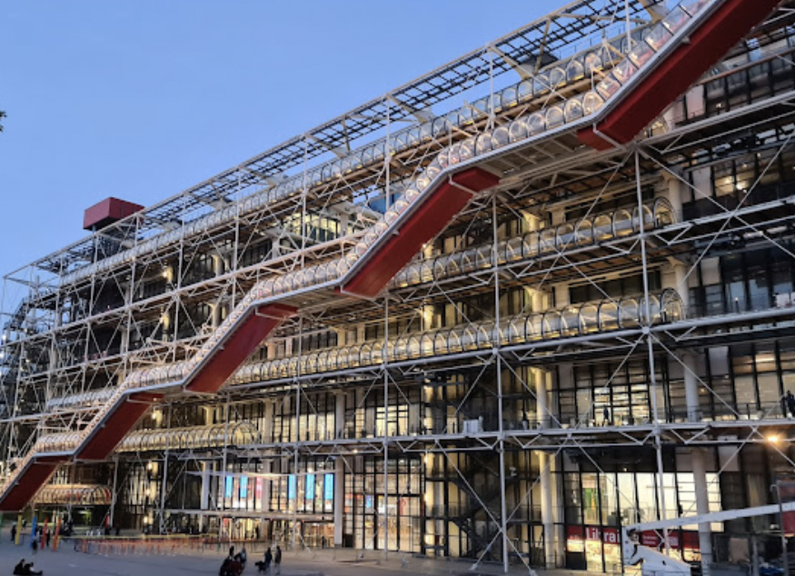 vue pompidou