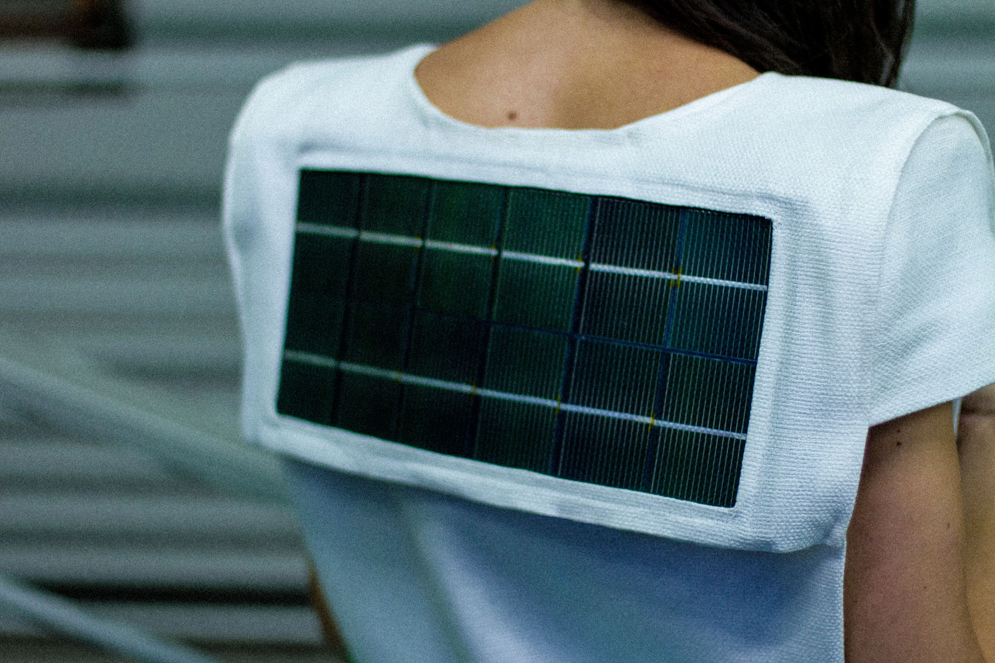 detail solar panel